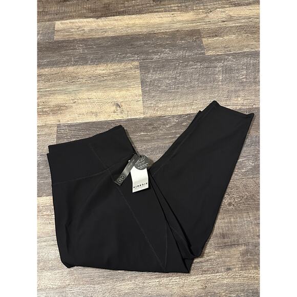 Kinesis Pants - Kinesis Women's Black Solid Active Stretch Corduroy High Rise Leggings Sz 3X NWT